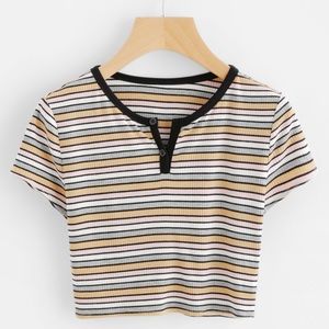 cute striped tops